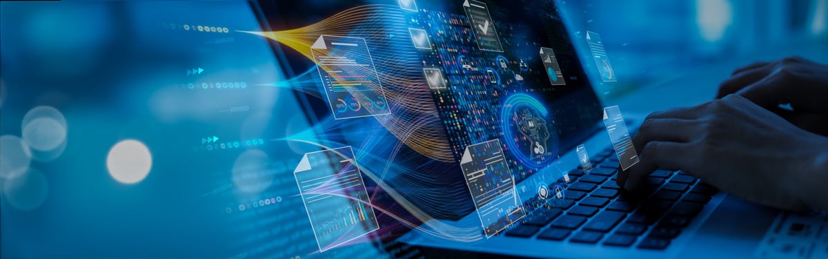 AI Document management concept